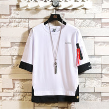 Load image into Gallery viewer, Fashion Half Short Sleeves Fashion O NECK Print T-shirt Men&#39;s Cotton 2020 Summer Clothes TOP TEES Tshirt Plus Asian Size M-5X.