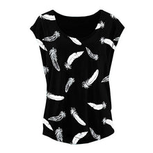 Load image into Gallery viewer, Women Summer Printing Short Sleeve Vest Tunic T-shirt Tops