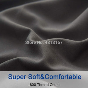 Soft Microfiber Bed Sheet Set 1800 Count 3/4 Piece Luxury Egyptian Sheets Flat & Fitted Sheet pillowcase Deep Pocket