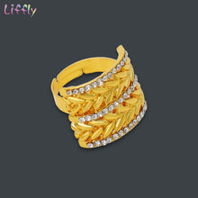 Load image into Gallery viewer, African Jewelry Sets Fashion Gold Necklace Earrings Ring