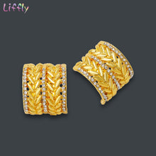 Load image into Gallery viewer, African Jewelry Sets Fashion Gold Necklace Earrings Ring