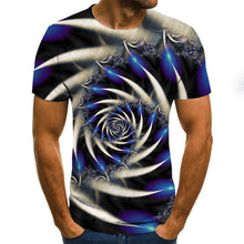 Load image into Gallery viewer, Vertigo Hypnotic 3d Tee Shirt Men&#39;s Summer T shirt 3D Printed Tshirts Short Sleeve Compression Tshirt Men/women Party T-shirt