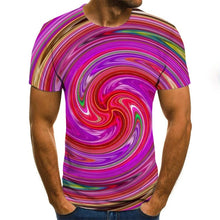 Load image into Gallery viewer, Vertigo Hypnotic 3d Tee Shirt Men&#39;s Summer T shirt 3D Printed Tshirts Short Sleeve Compression Tshirt Men/women Party T-shirt