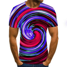 Load image into Gallery viewer, Vertigo Hypnotic 3d Tee Shirt Men&#39;s Summer T shirt 3D Printed Tshirts Short Sleeve Compression Tshirt Men/women Party T-shirt