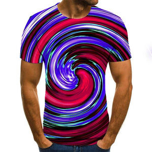 Vertigo Hypnotic 3d Tee Shirt Men's Summer T shirt 3D Printed Tshirts Short Sleeve Compression Tshirt Men/women Party T-shirt