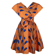 Load image into Gallery viewer, Dashiki Ankara Sundress Elegant Multiple Wear Batik African Clothes