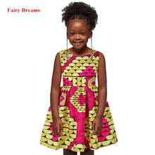 Load image into Gallery viewer, Women Traditional African Clothing Dashiki For Children Cute Sundress Elegant Children Print Summer Ball Gown