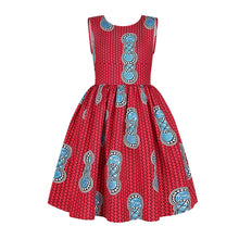 Load image into Gallery viewer, Women Traditional African Clothing Dashiki For Children Cute Sundress Elegant Children Print Summer Ball Gown