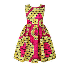 Load image into Gallery viewer, Women Traditional African Clothing Dashiki For Children Cute Sundress Elegant Children Print Summer Ball Gown