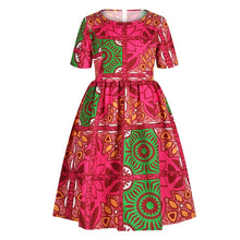 Load image into Gallery viewer, Women Traditional African Clothing Dashiki For Children Cute Sundress Elegant Children Print Summer Ball Gown