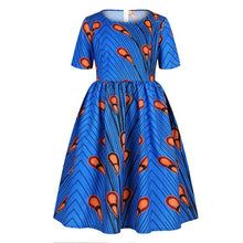 Load image into Gallery viewer, Women Traditional African Clothing Dashiki For Children Cute Sundress Elegant Children Print Summer Ball Gown