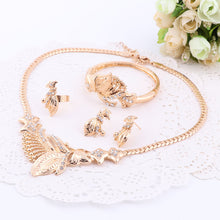 Load image into Gallery viewer, African Jewelry Sets  Gold Color Nigerian Wedding African Beads For Women Crystal Jewelry Wedding Bridal Jewelry Set