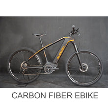 Load image into Gallery viewer, 27.5 inch carbon fiber electric mountain bike bafang mid 36V 350W motor recon pneumatic fork zee10 speed carbon fiber ebike