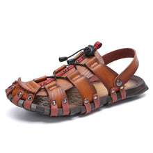 Load image into Gallery viewer, Summer Men&#39;s Sandals Breathable Beach Outdoor Shoes Summer Roman Men Sandals High Quality Sandals Slippers Soft Bottom