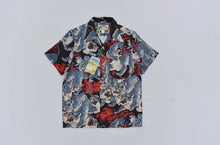 Load image into Gallery viewer, BOB DONG One Hundred Tigers Hawaiian Shirts Men Tropical Aloha Short Sleeve