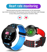 Load image into Gallery viewer, Fitness Bracelet Blood Pressure Measurement Smart Band Waterproof Fitness Tracker Watch Women Men Heart Rate Monitor Smartband