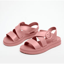 Load image into Gallery viewer, MCCKLE Flat Sandals Women Shoes Gladiator Open Toe Buckle Soft Jelly Sandals Female Casual Women&#39;s Flat Platform Beach Shoes