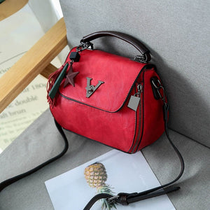 2020 Genuine Leather Women Bags V letters Designer Handbags Luxury Lady Shoulder Crossbody Bag Tassel Women Brand Messenger Bag