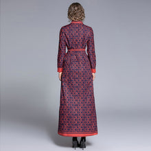 Load image into Gallery viewer, Make spot - loose big European and American fashion joker positioning printed long summer dress shirts