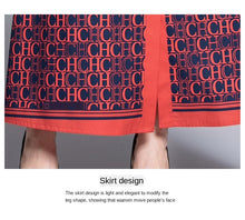 Load image into Gallery viewer, Make spot - loose big European and American fashion joker positioning printed long summer dress shirts