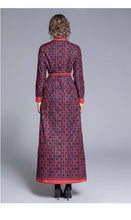 Load image into Gallery viewer, Make spot - loose big European and American fashion joker positioning printed long summer dress shirts