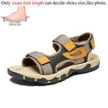 Load image into Gallery viewer, Fashion Mens Sandals Summer 2020 New Sandal Sandalias Hombre Deportivas Casual Sandles Beach Outdoor Breathable Trekking Sandle