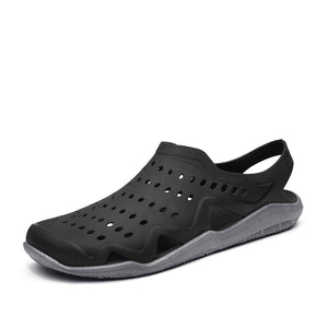 Coslony Beach Sandals Slippers with Holes Slates 2020 New Arrive Hole Breathable Shoes for Men Light Sandalias Outdoor Summer