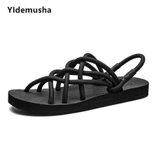 Load image into Gallery viewer, Men Sandals Comfortable Shoes 2020 New Beach Men Shoes Summer shoes Man Sandals Flip Flops New Fashion Gladiator flat sandles