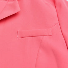 Load image into Gallery viewer, Townlike Casual Women Suits Office Sets Fluorescence Neon Green Suit Women 2020 Crop Top And Pant Suits For Women Blazer Set