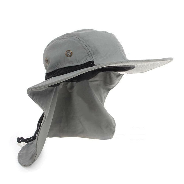 Unisex Outdoor Casual Sun Hat For Women Men Fishing Hiking Safari Outdoor Camping Visor Hat UV Protection Quick Drying Hat Cap