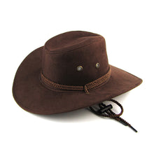 Load image into Gallery viewer, Men Women 3 color Large brim hat cowboy hat for man millinery outdoor hat sunbonnet casual fashion mens hat