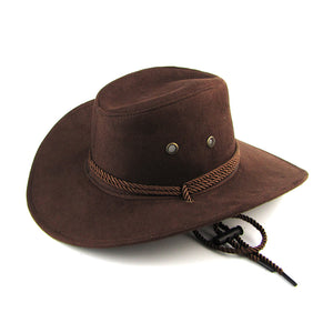 Men Women 3 color Large brim hat cowboy hat for man millinery outdoor hat sunbonnet casual fashion mens hat