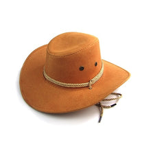Load image into Gallery viewer, Men Women 3 color Large brim hat cowboy hat for man millinery outdoor hat sunbonnet casual fashion mens hat