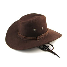 Load image into Gallery viewer, Men Women 3 color Large brim hat cowboy hat for man millinery outdoor hat sunbonnet casual fashion mens hat