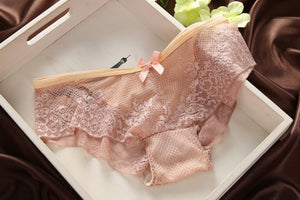 Details about New Womens Sexy Underwear Satin Print Lace Embroidery Bra Sets Panties BC Cup