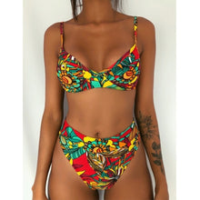 Load image into Gallery viewer, New Arrival Brazilian Fashion Cut Push up Bra Swimwear