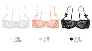 EASYSMALL sexy push up bra lingerie lingerie lace Ultra-thin strap Underwear plus size invisible women bras