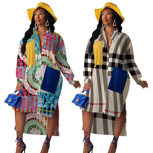 African Dresses For Women Dashiki Summer Plus Size Dress Ladies Traditional African Print Clothing Bazin Ankara Dresses