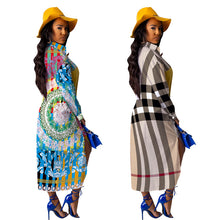 Load image into Gallery viewer, African Dresses For Women Dashiki Summer Plus Size Dress Ladies Traditional African Print Clothing Bazin Ankara Dresses