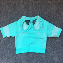 Load image into Gallery viewer, 2PCS Seamless Yoga Suits Women Energy Gym Fitness Clothing High Waist Leggings Bra Yoga Sets Training Sport Running Sport