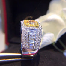 Load image into Gallery viewer, Natural Diamond 18K Gold Pure Gold Ring Beautiful Gemstone Ring Good Upscale Trendy Classic Party Fine Jewelry Hot Sell New 2020