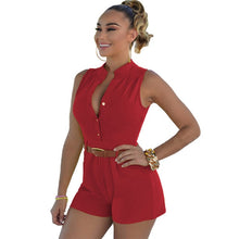 Load image into Gallery viewer, 2020 fashion Women&#39;s Jumpsuit Fashion Sexy Women&#39;s Sleeveless Casual stylish sexy Ladies&#39; One-piece shorts