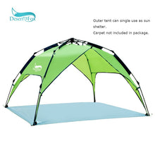 Load image into Gallery viewer, Desert&amp;Fox Automatic Tent 3-4 Person Camping Tent,Easy Instant Setup for Sun Shelter,Travelling,Hiking