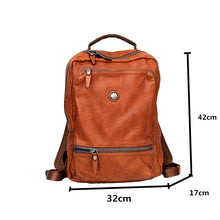 Load image into Gallery viewer, 2019 New handmade leather Women&#39;s backpack female shoulder bag casual retro ladies big bags top layer cowhide travel backpacks