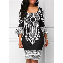 Load image into Gallery viewer, New sexy fashion African women printing plus size dress