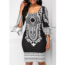 Load image into Gallery viewer, New sexy fashion African women printing plus size dress