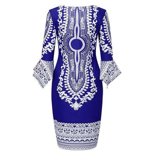 New sexy fashion African women printing plus size dress