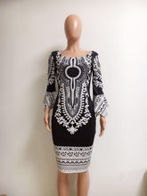 Load image into Gallery viewer, New sexy fashion African women printing plus size dress