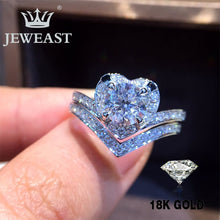 Load image into Gallery viewer, Natural Diamond 18K Gold Pure Gold Ring Beautiful Gemstone Ring Good Upscale Trendy Classic Party Fine Jewelry Hot Sell New 2020