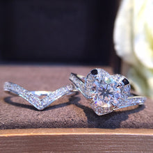 Load image into Gallery viewer, Natural Diamond 18K Gold Pure Gold Ring Beautiful Gemstone Ring Good Upscale Trendy Classic Party Fine Jewelry Hot Sell New 2020